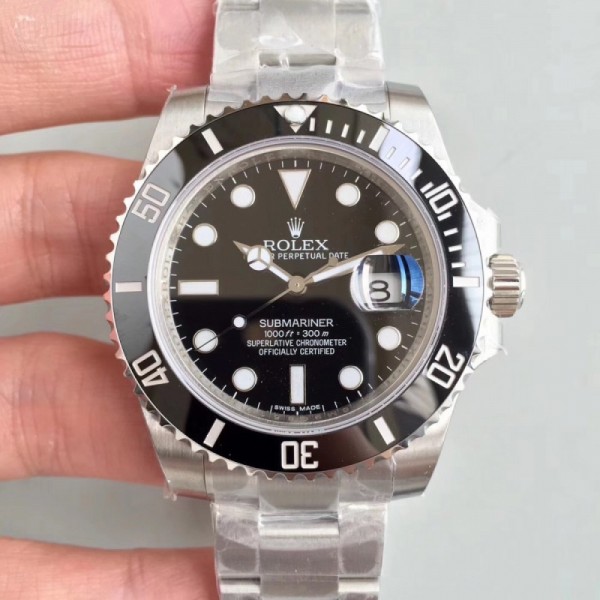 Replica Rolex Submariner Date 116610LN VR Stainless Steel Black Dial Swiss 2836-2