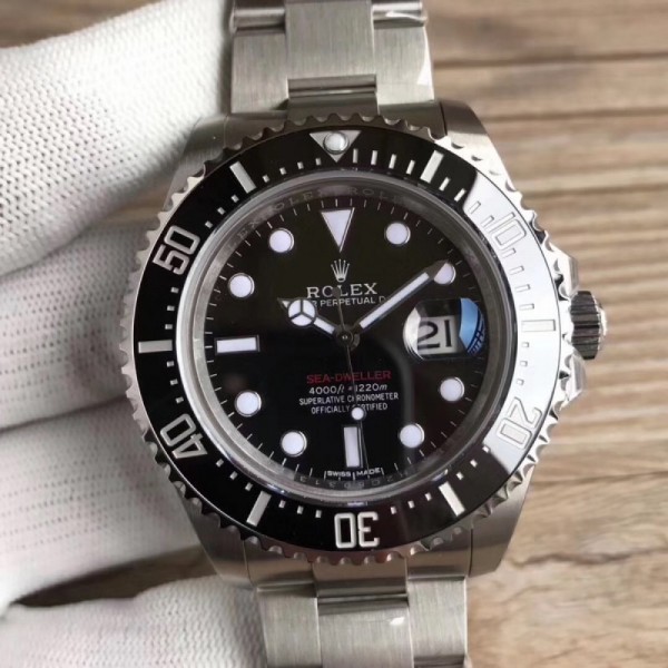 Replica Rolex Sea-Dweller 126600 50TH Anniversary 2018 VR Stainless Steel Black Dial Swiss 2836-2