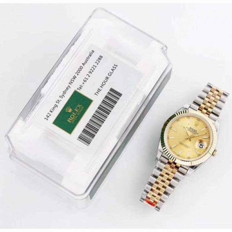 Replica Rolex Datejust II 116333 41MM GM Stainless Steel & Yellow Gold Champagne Dial Swiss 3235