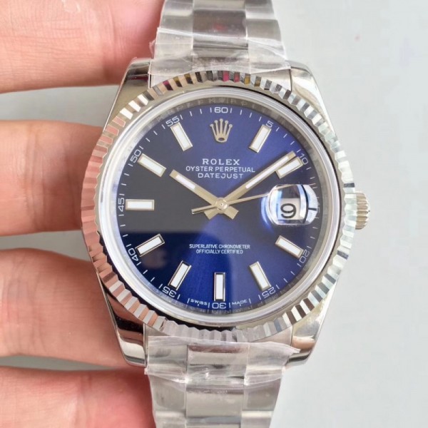 Replica Rolex Datejust II 126334 41MM N Stainless Steel Blue Dial Swiss 3235