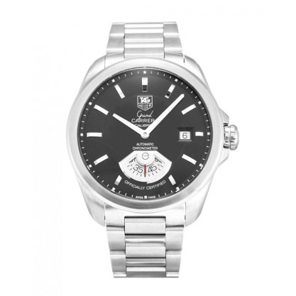 Black Dials Tag Heuer Grand Carrera WAV511A.BA0900 Replica Watches With 40.2 MM Steel Cases For Men