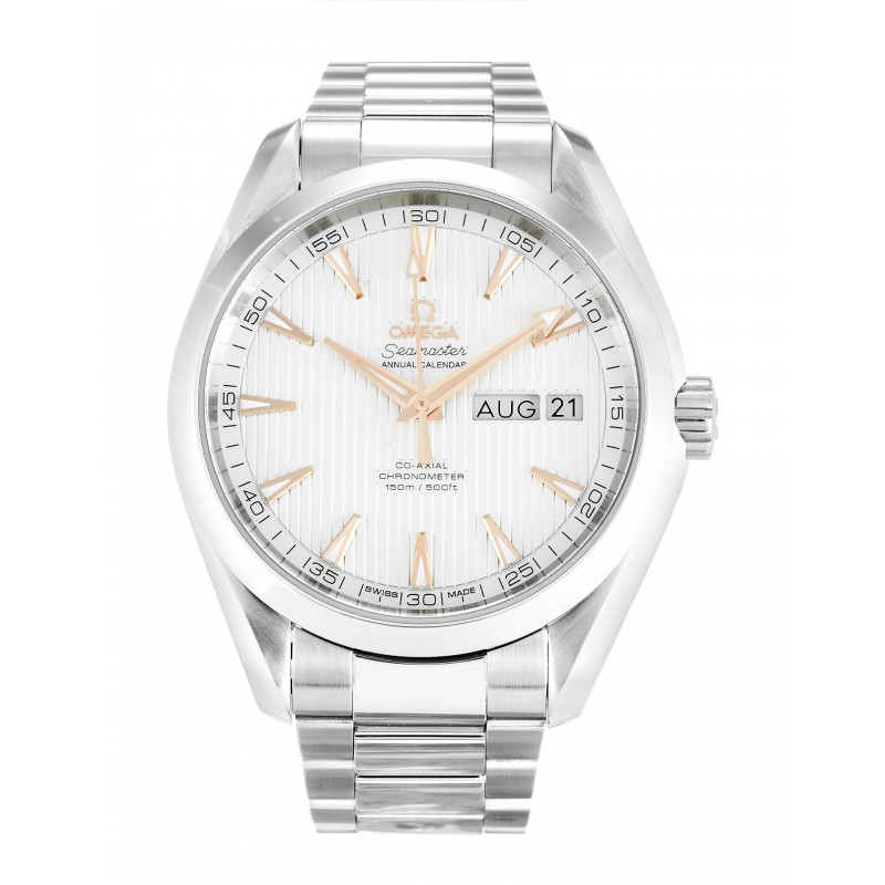 Silver Dials Omega Aqua Terra 150m Gents 231.10.43.22.02.003 Replica Watches With 43 MM Steel Cases