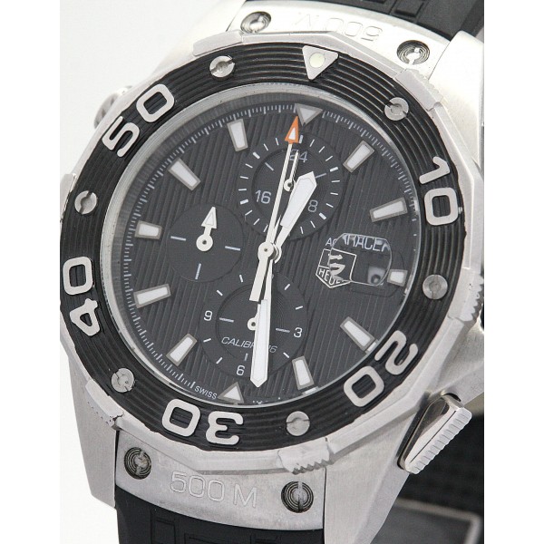 43 MM Black Dials Tag Heuer Aquaracer CAJ2110.FT6023 Replica Watches With 43 MM Steel Cases For Men