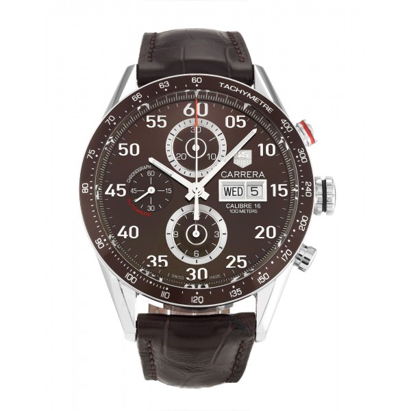 Brown Dials Tag Heuer Carrera CV2A12.FC6236 Replica Watches With 43 MM Steel Cases