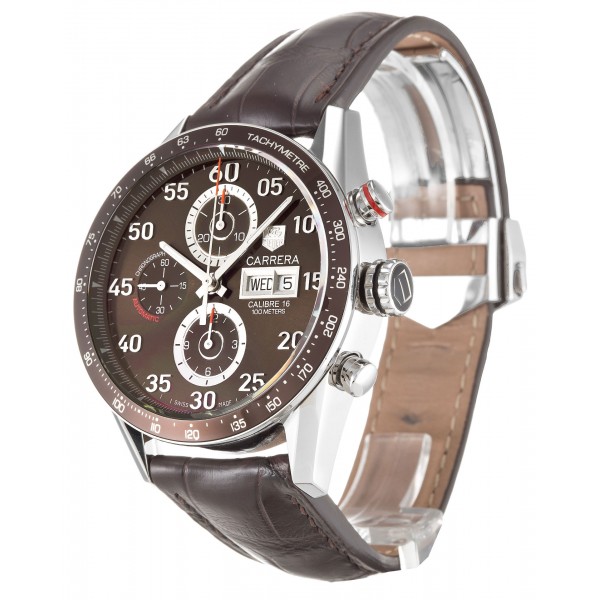 Brown Dials Tag Heuer Carrera CV2A12.FC6236 Replica Watches With 43 MM Steel Cases