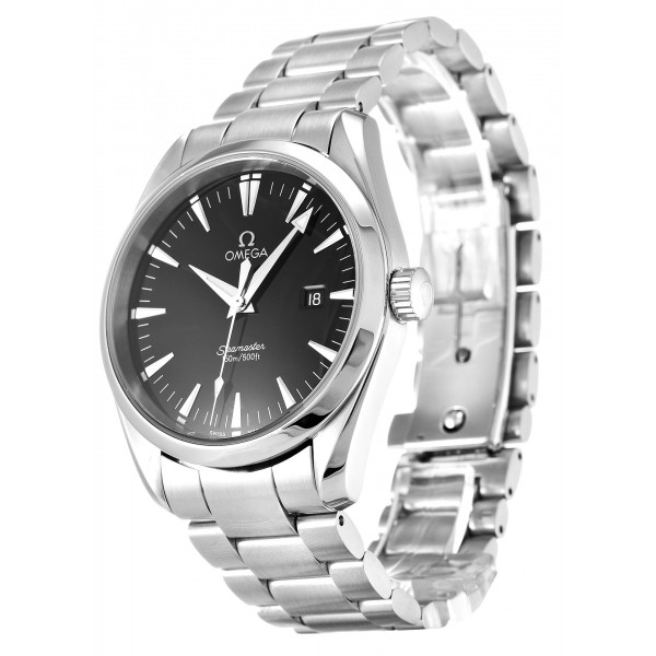 Black Dials Omega Aqua Terra 150m Gents 2517.50.00 Replica Watches With 38.5 MM Steel Cases