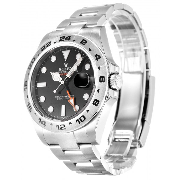 Black Dials Rolex Explorer II 216570 Replica Watches With 42 MM Steel Cases For Men