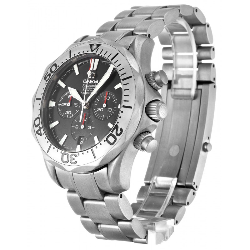 Black Dials Omega Seamaster 300m 2293.50.00 Replica Watches With 41.5 MM Titanium Cases