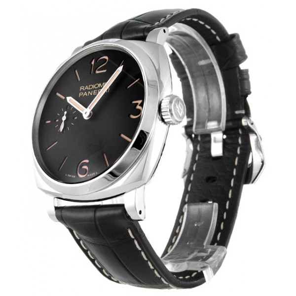 Black Dials Panerai Radiomir Manual PAM00512 Replica Watches With 42 MM Steel Cases Online