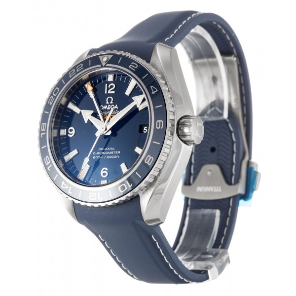 Blue Dials Omega Planet Ocean 232.92.44.22.03.001 Fake Watches With 44 MM Titanium Cases