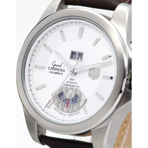 Silver Dials Tag Heuer Grand Carrera WAV5112.FC6231 Replica Watches With 42.5 MM Steel Cases For Men