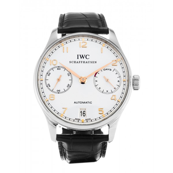 White Dials IWC Portuguese Automatic IW500114 Replica Watches With 42.3 MM Steel Cases For Men