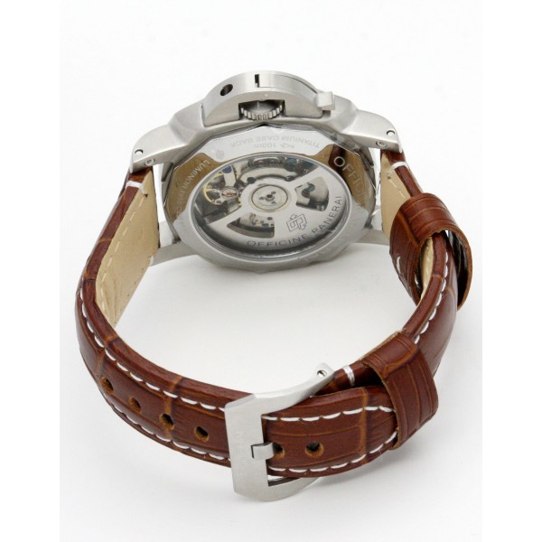 Brown Dials Panerai Luminor 1950 PAM00311 Replica Watches With 44 MM Titanium Cases