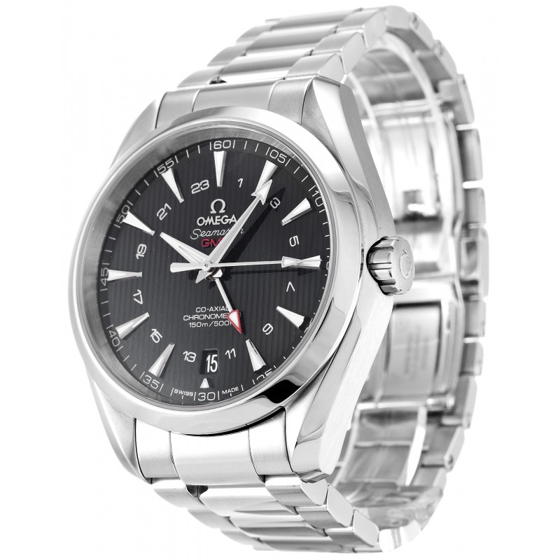 43 MM Black Dials Replica Omega Aqua Terra 150m Gents 231.10.43.22.01.001 Steel Cases For Men