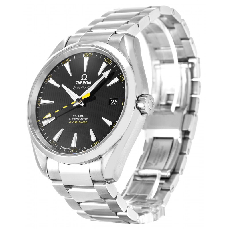 41 MM Black Dials Omega Aqua Terra 150m Gents 231.10.42.21.01.002 Replica Watches With Steel Cases For Men