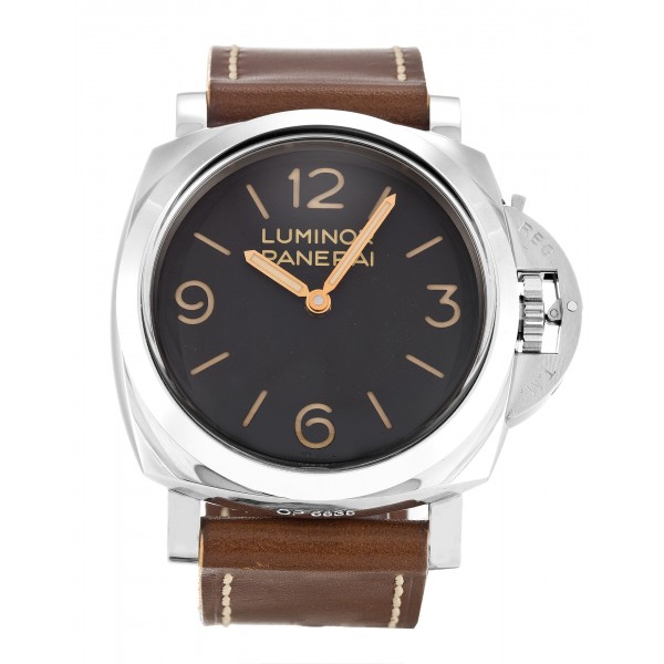 Black Dials Panerai Replica Luminor 1950 PAM00372 Replica Watches With 47 MM Steel Cases