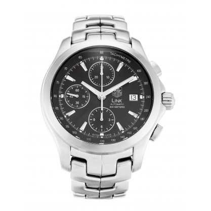 Black Dials Tag Heuer Link CJF2110.BA0594 Replica Watches With 42 MM Steel Cases For Men