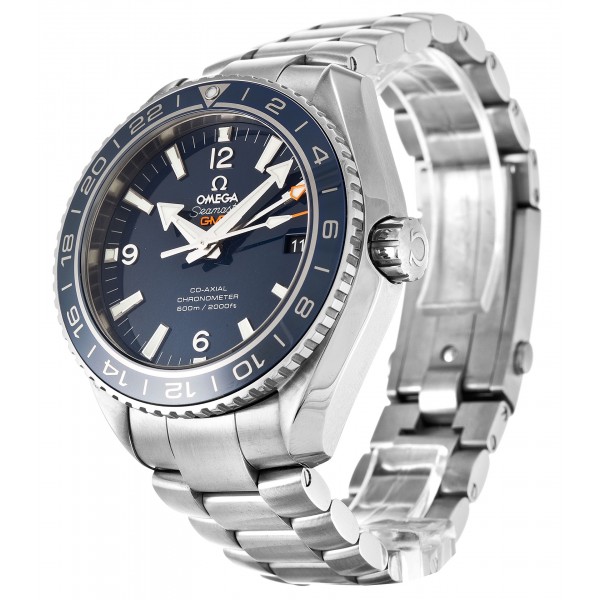 Blue Dials Omega Planet Ocean 232.90.44.22.03.001 Replica Watches With 43.5 MM Titanium Cases For Men