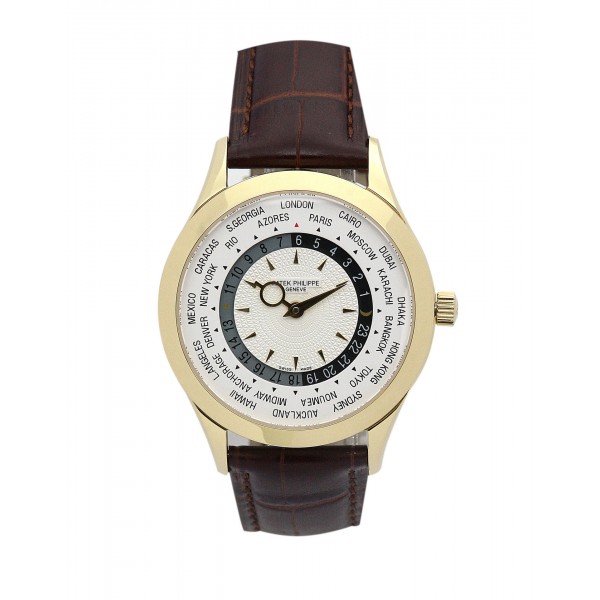 39 MM Beige Dials Patek Philippe Complicated 5130J Fake Watches With Gold Cases For Men