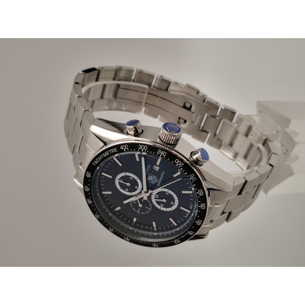 41 ＭＭ Black Dials Tag Heuer Carrera CV2010.BA0786 Replica Watches With Steel Cases For Men