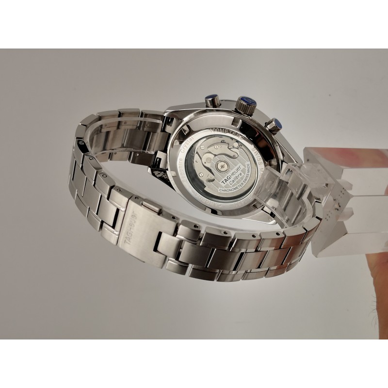 41 ＭＭ Black Dials Tag Heuer Carrera CV2010.BA0786 Replica Watches With Steel Cases For Men