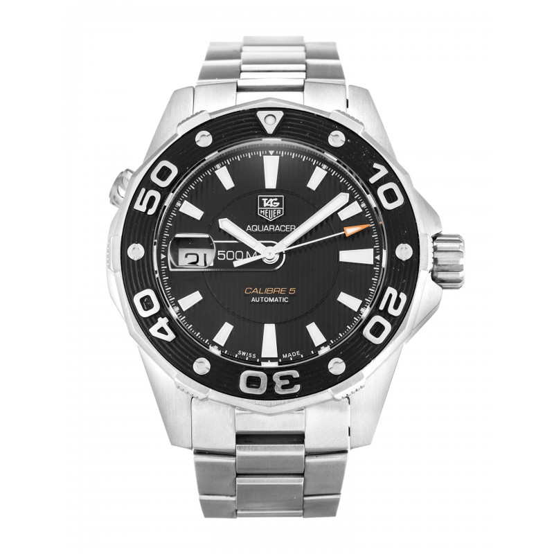 43 MM Black Dials Tag Heuer Aquaracer WAJ2110.BA0870 Men Replica Watches With Steel Cases For Men