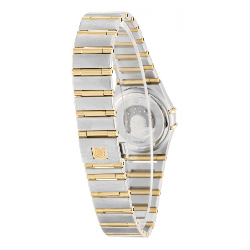 Champagne Dials Omega Constellation Mini 1267.15.00 Replica Watches With 22.5 MM Steel & Gold Cases