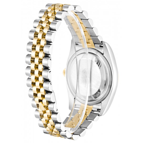 White Mother-Of-Pearl Dials Rolex Datejust 116233 Replica Watches With 36 MM Steel & Gold Cases