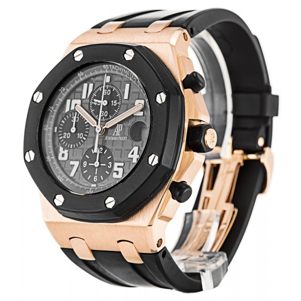 Grey Dials Audemars Piguet Royal Oak Offshore 25940OK.OO.D002CA.01. Replica Watches With 44 MM Rose Gold Cases