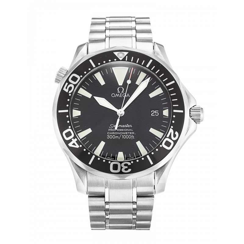 Black Dials Omega Seamaster 300m 2254.50.00 Replica Watches With 41 MM Steel Cases For Men