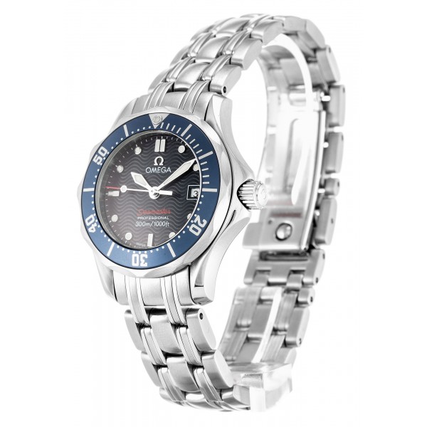 Blue Dials Omega Seamaster 300m Men's 2224.80.00 Fake Watches With 41 MM Steel Cases For Men