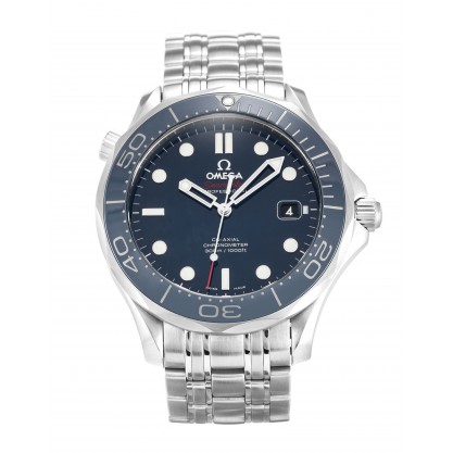 41 MM Blue Dials Omega Seamaster 300m Co-Axial 212.30.41.20.03.001 Replica Watches With Steel Cases For Men