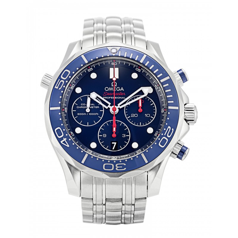 Blue Dials Omega Seamaster 300m 212.30.44.50.03.001 Replica Watches With 44 MM Steel Cases