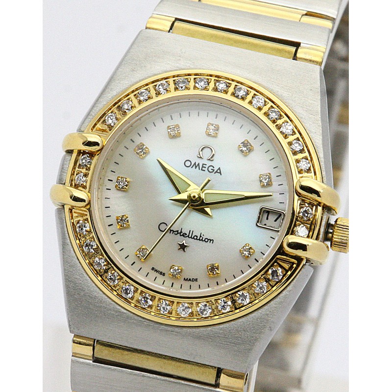 22.5 MM White Mother-Of-Pearl Dials Omega My Choice Mini 1365.75.00 Replica Watches For Women