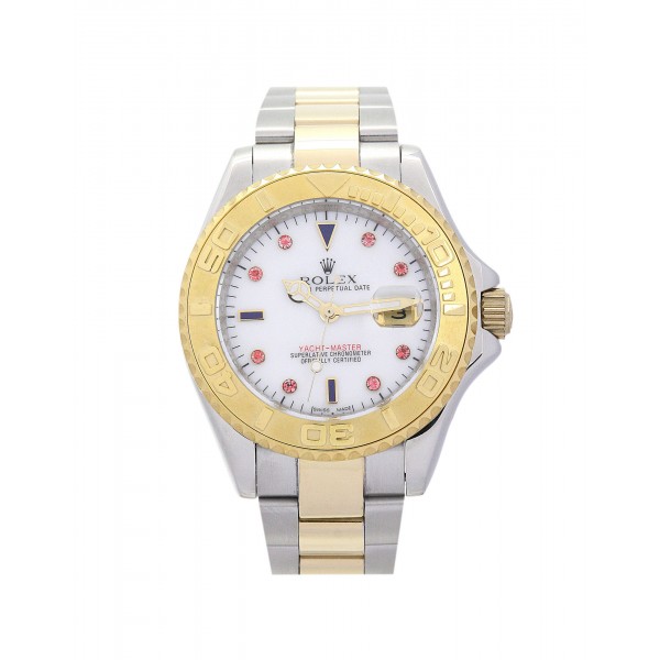 40 MM White Dials Rolex Yacht-Master 16623 Fake Watches With Steel & Gold Cases For Men